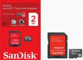 Cartão Sandisk 2GB (Com garantia)