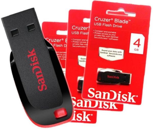 Pen drive 4 GB Sandisk (garantido)